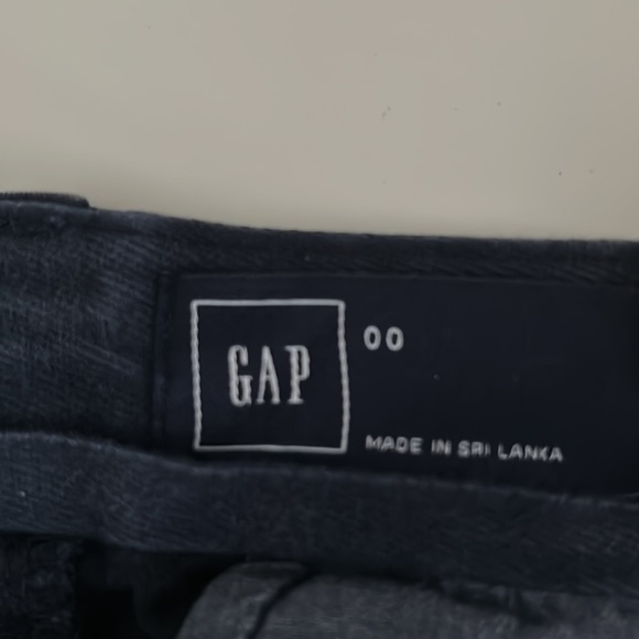 GAP Girlfriend Twill Khaki Chino Pant Navy Size 00 - Picture 10 of 12